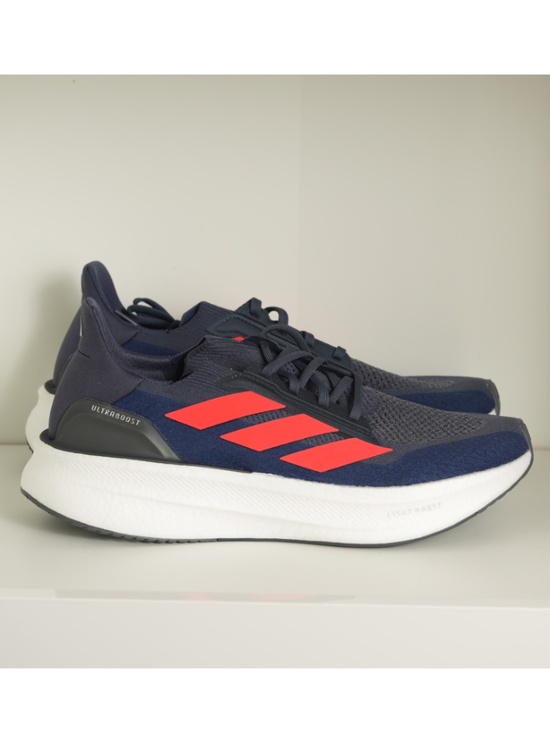 Adidas Ultraboost 5X Ultra Boost Running Shoes Gym Navy Blue Red JS1929 Mens 11